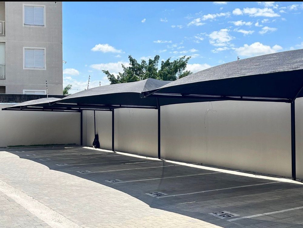 Cobertura com Tela HDPE para condomínio — FBM Dourado